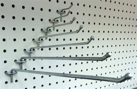 hooks pegs and brackets metal|slotted pegboard accessories.